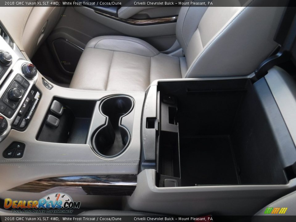 2018 GMC Yukon XL SLT 4WD White Frost Tricoat / Cocoa/Dune Photo #20