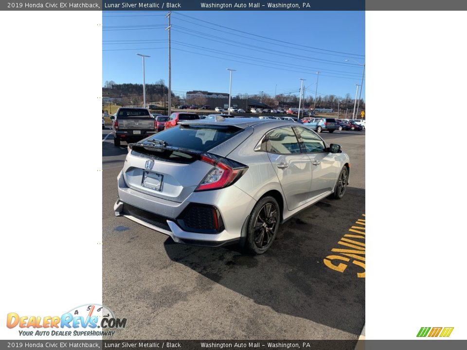 2019 Honda Civic EX Hatchback Lunar Silver Metallic / Black Photo #5