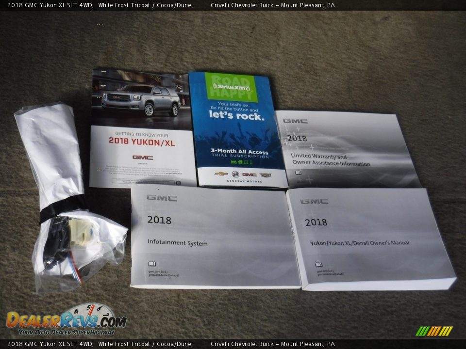 2018 GMC Yukon XL SLT 4WD White Frost Tricoat / Cocoa/Dune Photo #33
