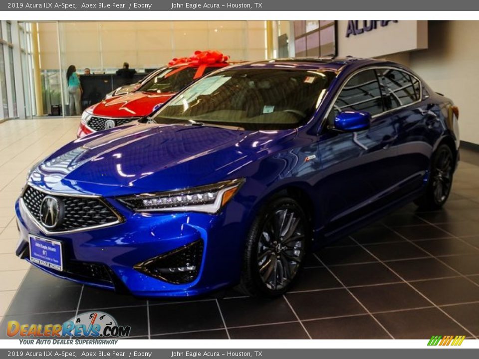 2019 Acura ILX A-Spec Apex Blue Pearl / Ebony Photo #3
