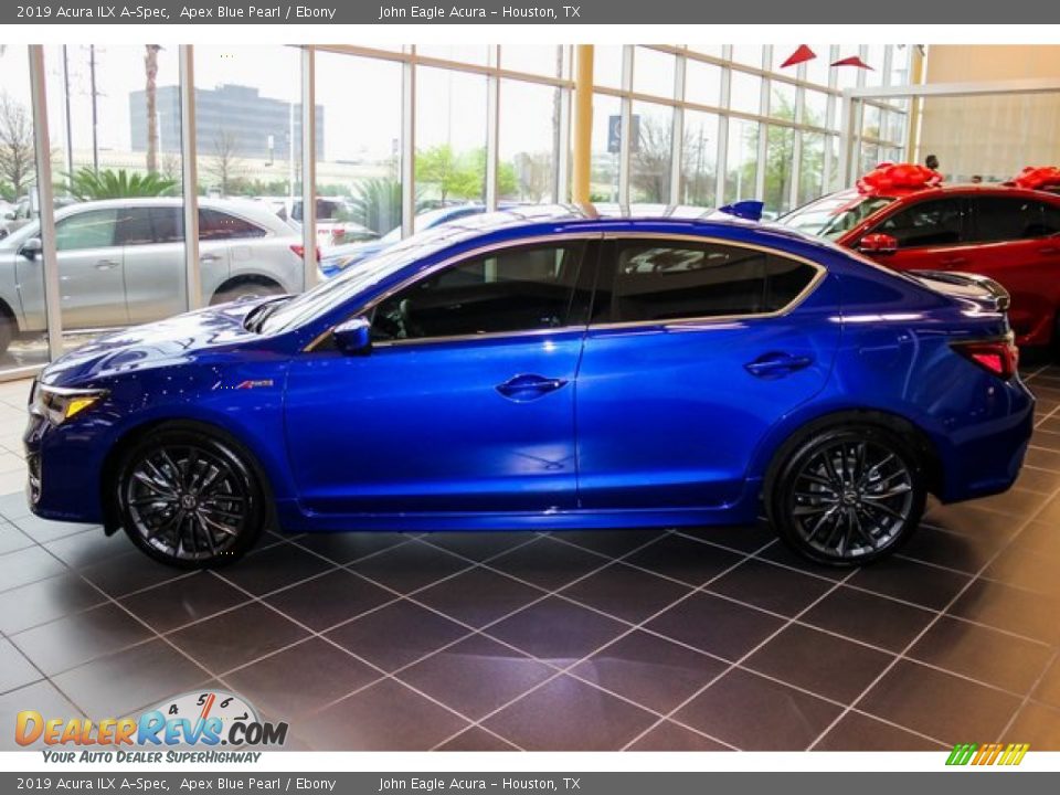 2019 Acura ILX A-Spec Apex Blue Pearl / Ebony Photo #4