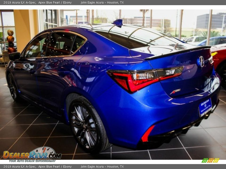 2019 Acura ILX A-Spec Apex Blue Pearl / Ebony Photo #5