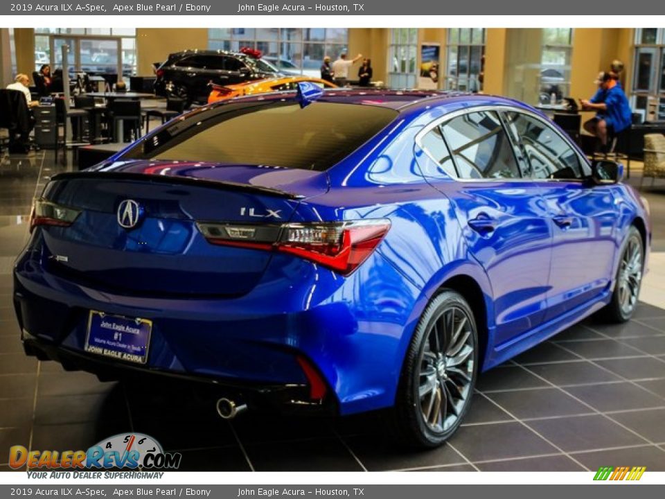 2019 Acura ILX A-Spec Apex Blue Pearl / Ebony Photo #7