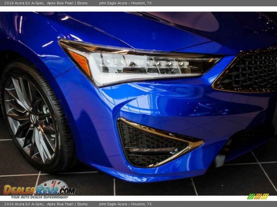 2019 Acura ILX A-Spec Apex Blue Pearl / Ebony Photo #10