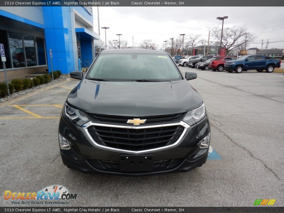 2019 Chevrolet Equinox LT AWD Nightfall Gray Metallic / Jet Black Photo #2