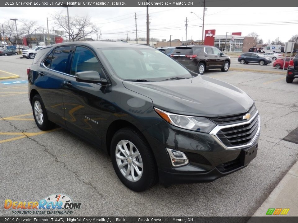 2019 Chevrolet Equinox LT AWD Nightfall Gray Metallic / Jet Black Photo #3