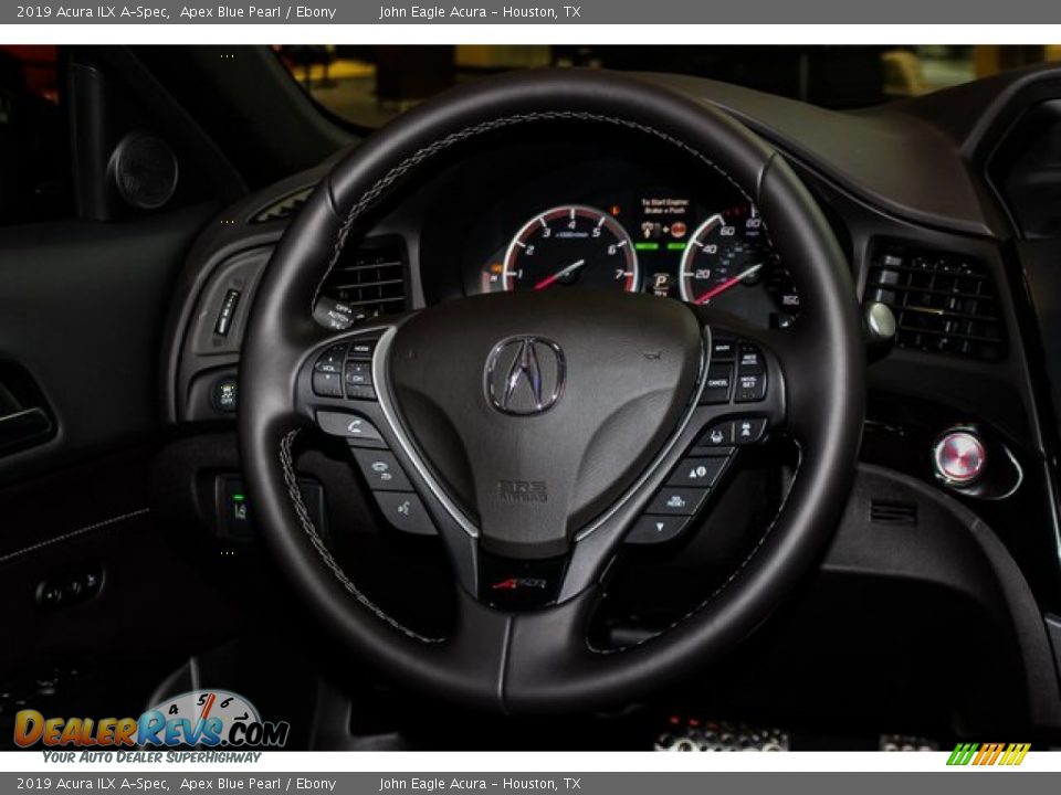 2019 Acura ILX A-Spec Apex Blue Pearl / Ebony Photo #27