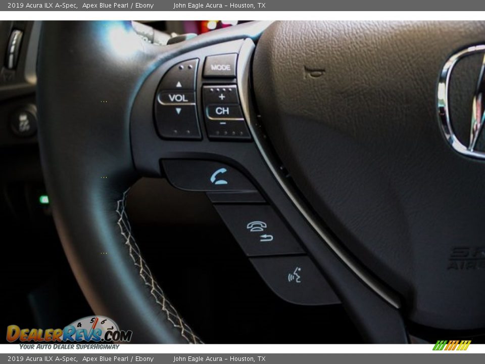 2019 Acura ILX A-Spec Apex Blue Pearl / Ebony Photo #33