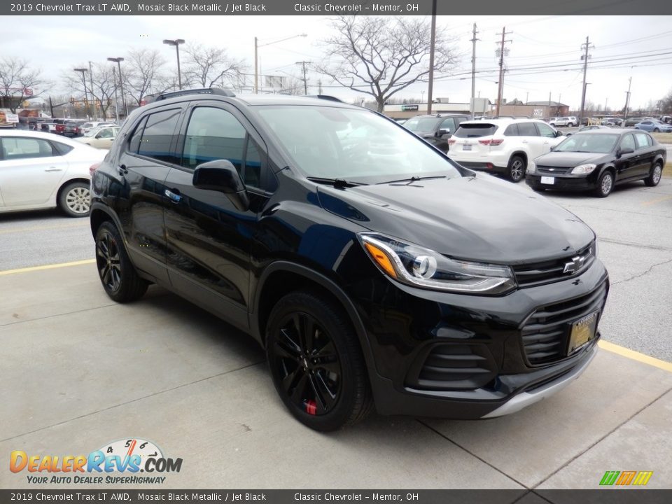 2019 Chevrolet Trax LT AWD Mosaic Black Metallic / Jet Black Photo #3