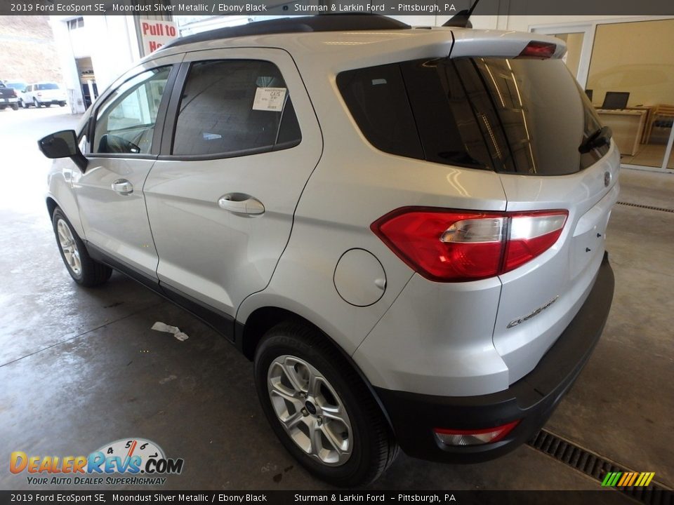 2019 Ford EcoSport SE Moondust Silver Metallic / Ebony Black Photo #4