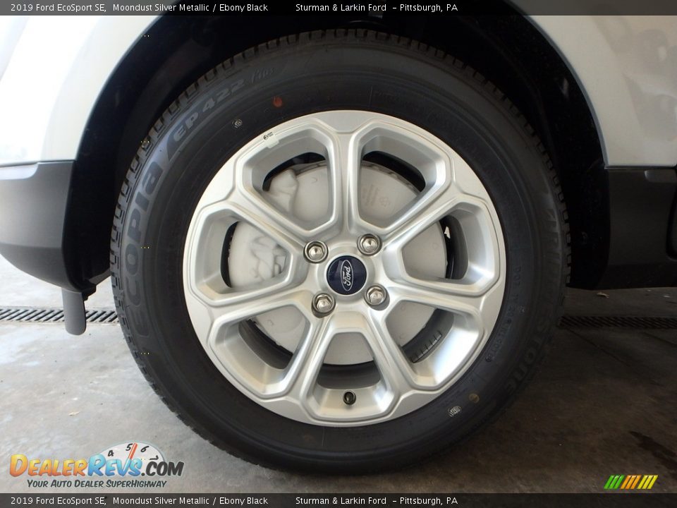 2019 Ford EcoSport SE Moondust Silver Metallic / Ebony Black Photo #6