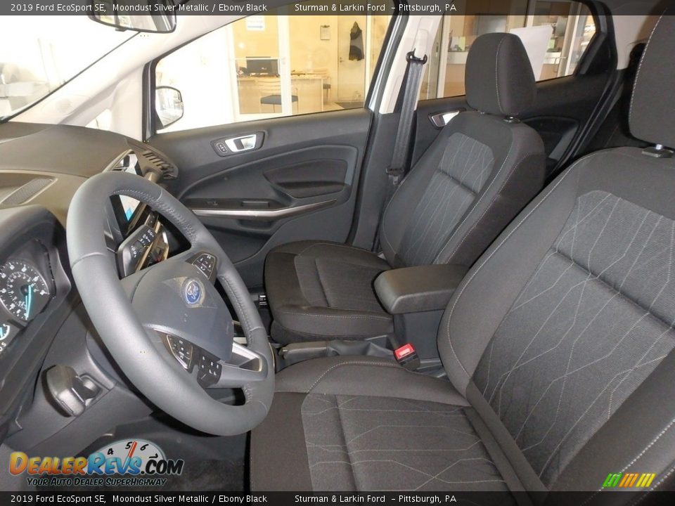 2019 Ford EcoSport SE Moondust Silver Metallic / Ebony Black Photo #7