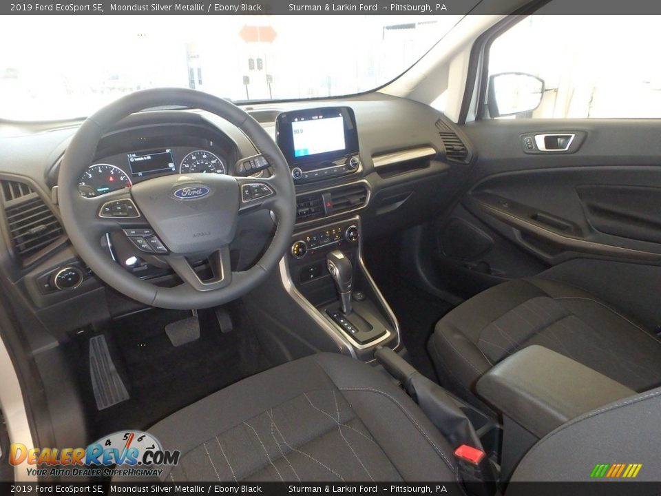 2019 Ford EcoSport SE Moondust Silver Metallic / Ebony Black Photo #9