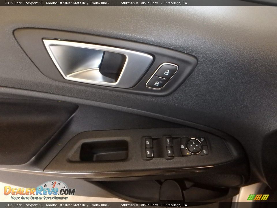 2019 Ford EcoSport SE Moondust Silver Metallic / Ebony Black Photo #10