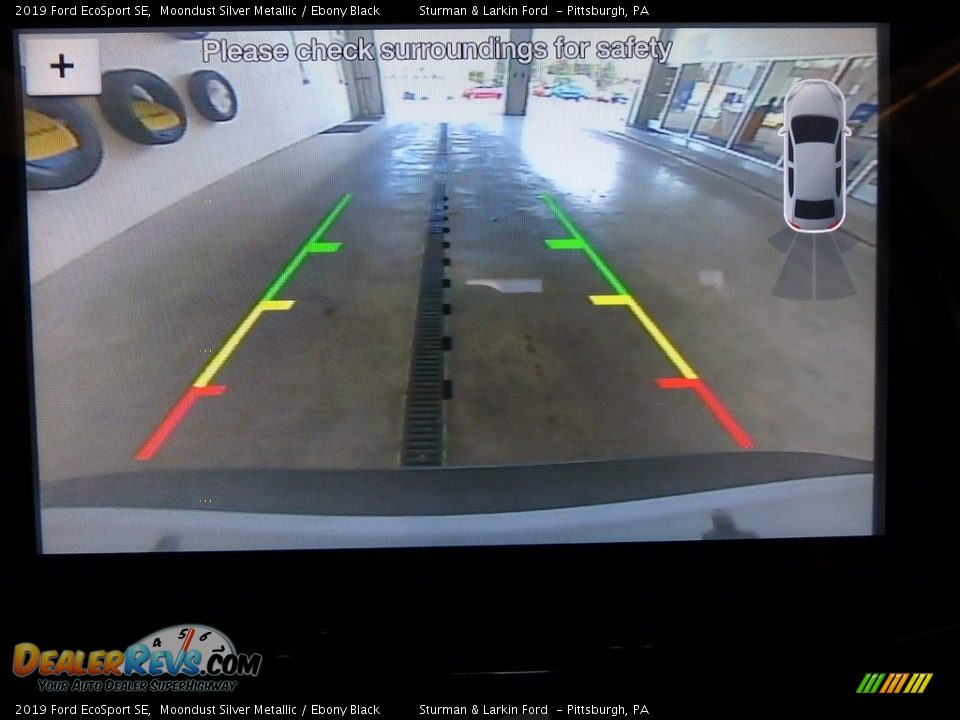 2019 Ford EcoSport SE Moondust Silver Metallic / Ebony Black Photo #12