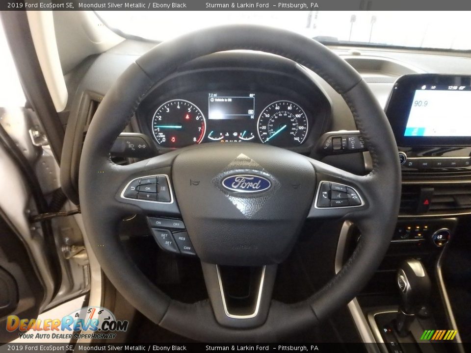 2019 Ford EcoSport SE Moondust Silver Metallic / Ebony Black Photo #14
