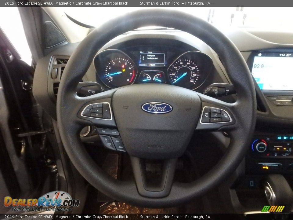 2019 Ford Escape SE 4WD Magnetic / Chromite Gray/Charcoal Black Photo #14