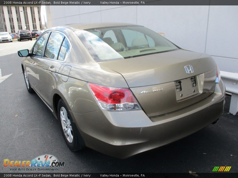 2008 Honda Accord LX-P Sedan Bold Beige Metallic / Ivory Photo #3