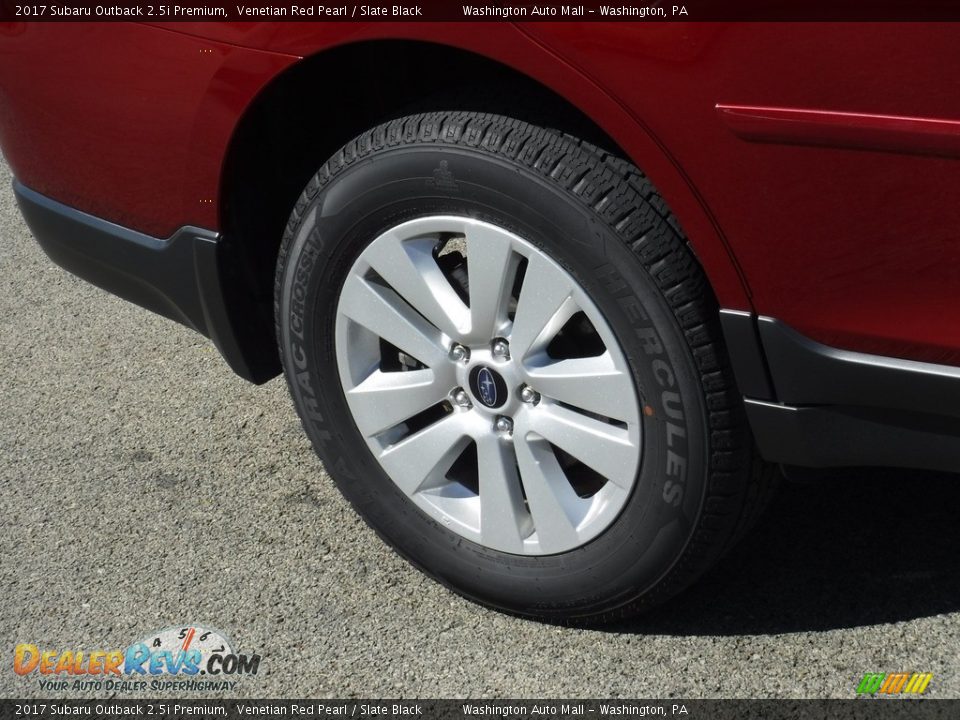 2017 Subaru Outback 2.5i Premium Venetian Red Pearl / Slate Black Photo #3