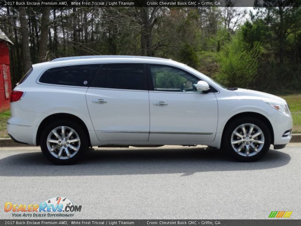 2017 Buick Enclave Premium AWD White Frost Tricoat / Light Titanium Photo #2