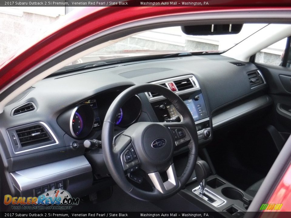 2017 Subaru Outback 2.5i Premium Venetian Red Pearl / Slate Black Photo #12