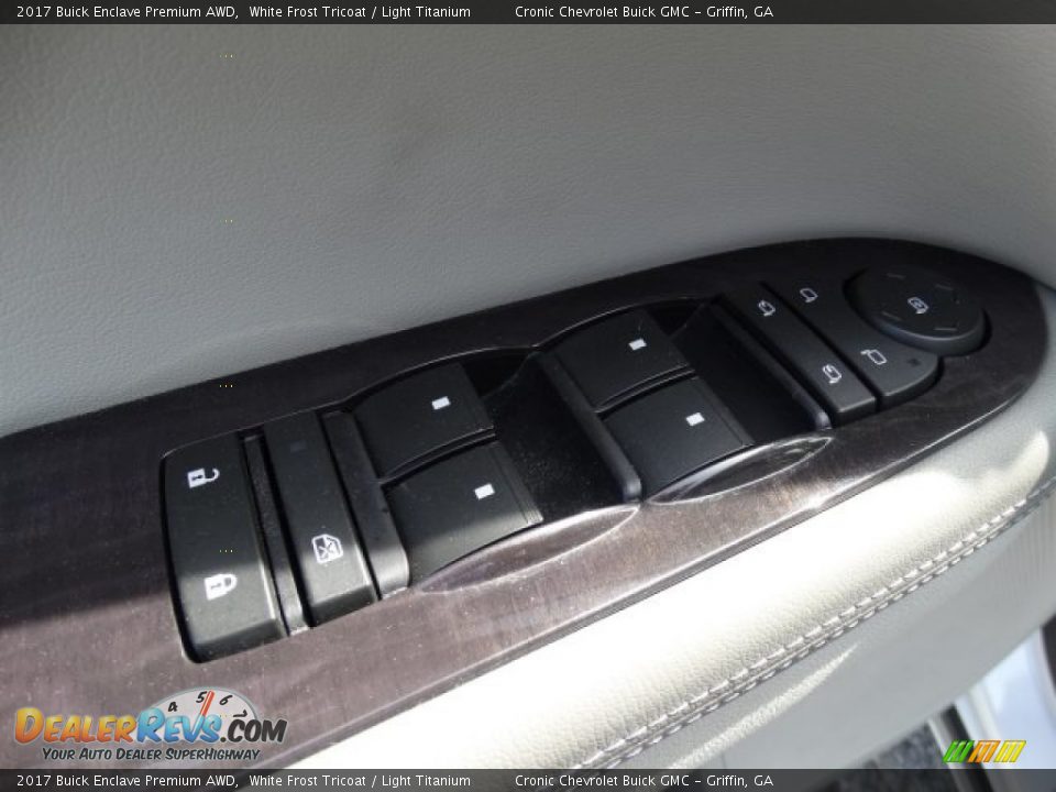 2017 Buick Enclave Premium AWD White Frost Tricoat / Light Titanium Photo #10