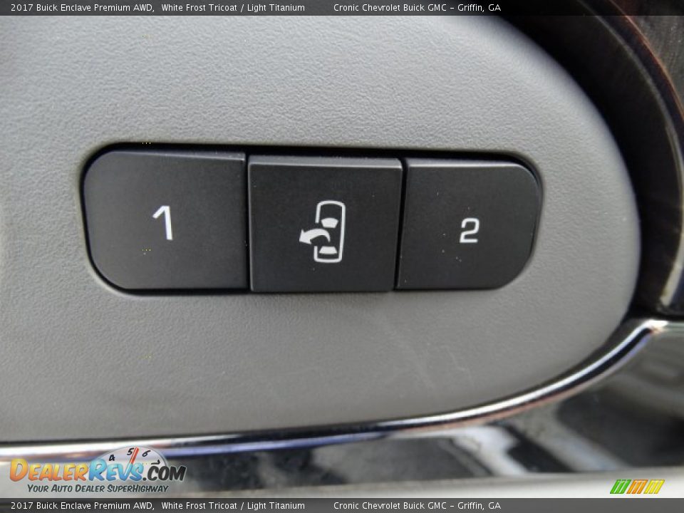 2017 Buick Enclave Premium AWD White Frost Tricoat / Light Titanium Photo #11
