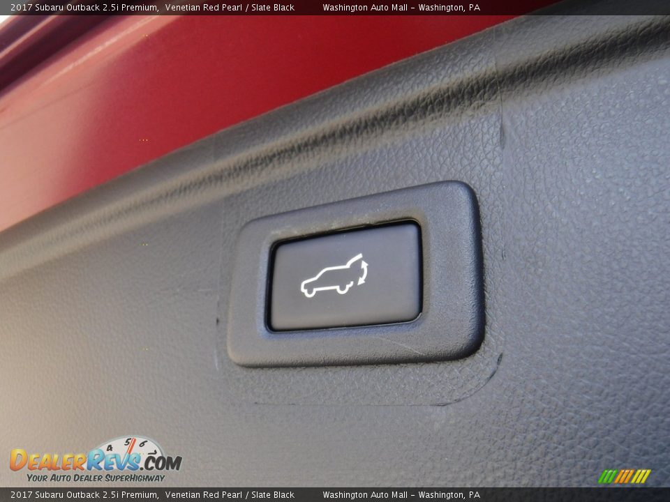 2017 Subaru Outback 2.5i Premium Venetian Red Pearl / Slate Black Photo #28