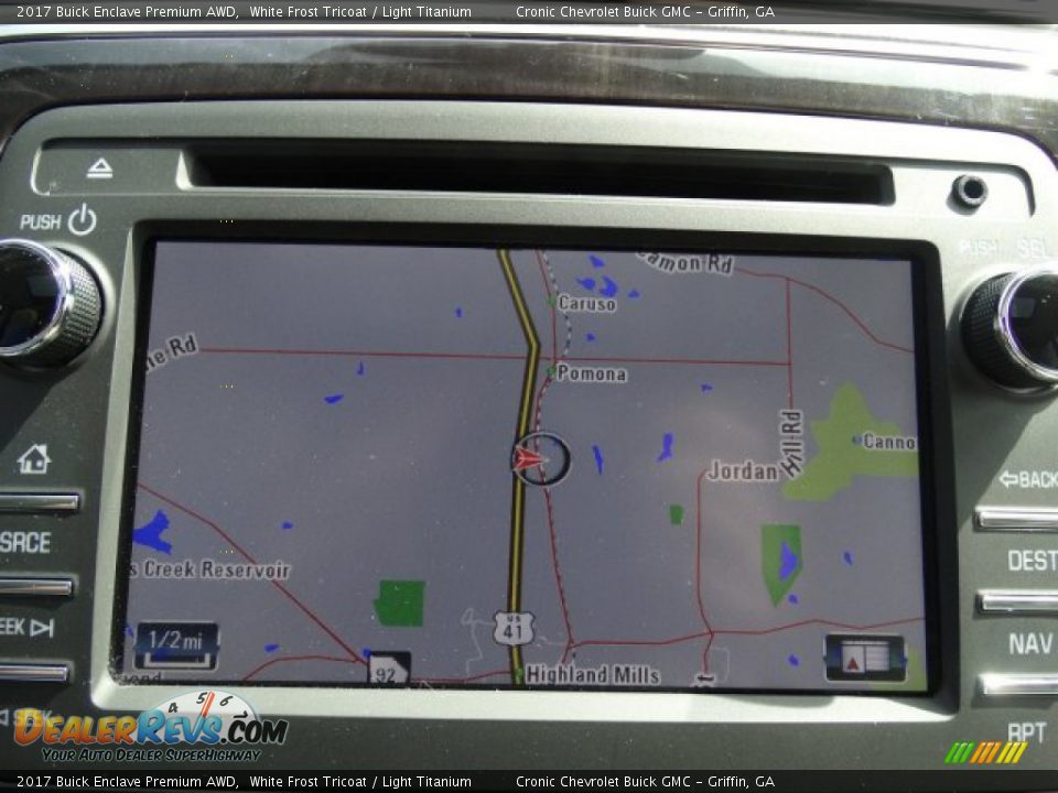 2017 Buick Enclave Premium AWD White Frost Tricoat / Light Titanium Photo #17
