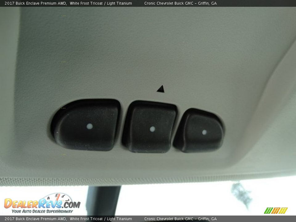 2017 Buick Enclave Premium AWD White Frost Tricoat / Light Titanium Photo #20
