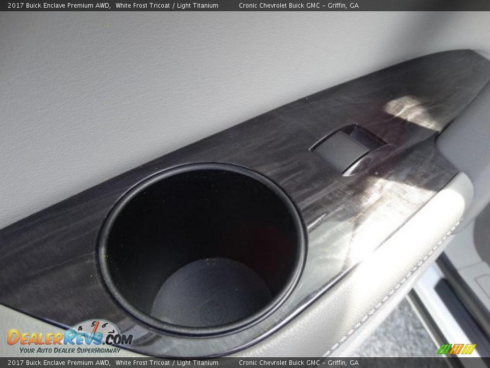2017 Buick Enclave Premium AWD White Frost Tricoat / Light Titanium Photo #22