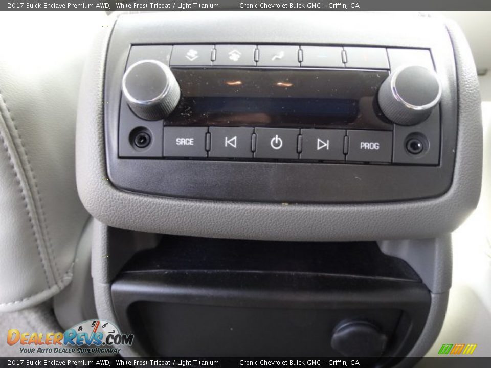 2017 Buick Enclave Premium AWD White Frost Tricoat / Light Titanium Photo #25