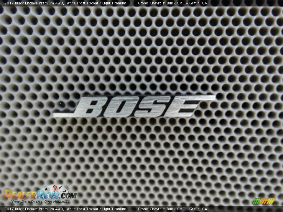 2017 Buick Enclave Premium AWD White Frost Tricoat / Light Titanium Photo #34