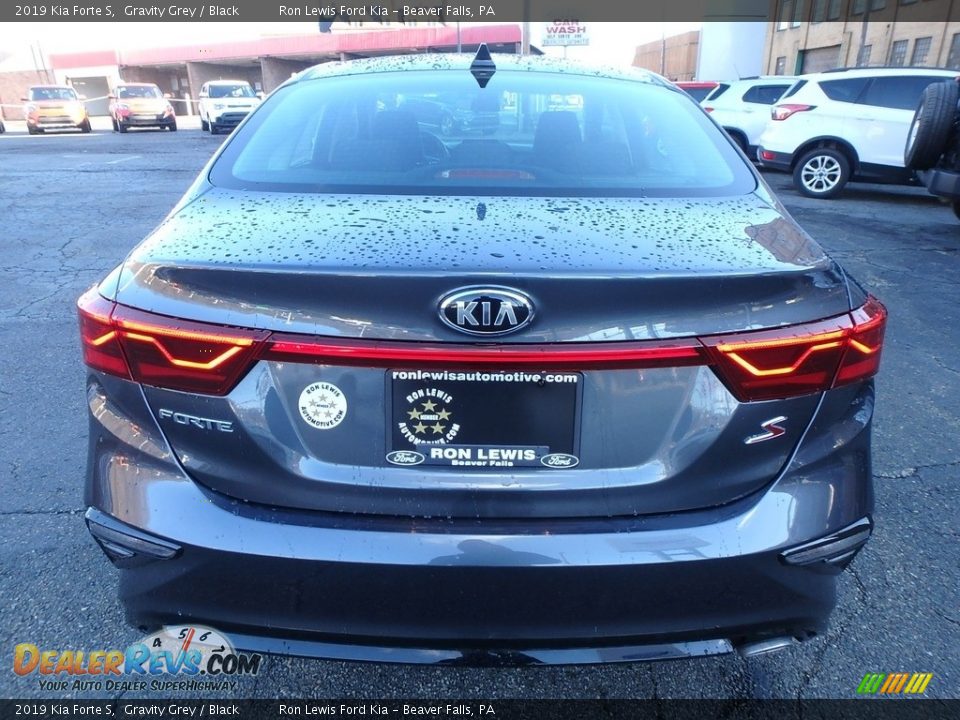 2019 Kia Forte S Gravity Grey / Black Photo #3
