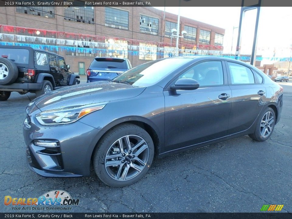 2019 Kia Forte S Gravity Grey / Black Photo #6