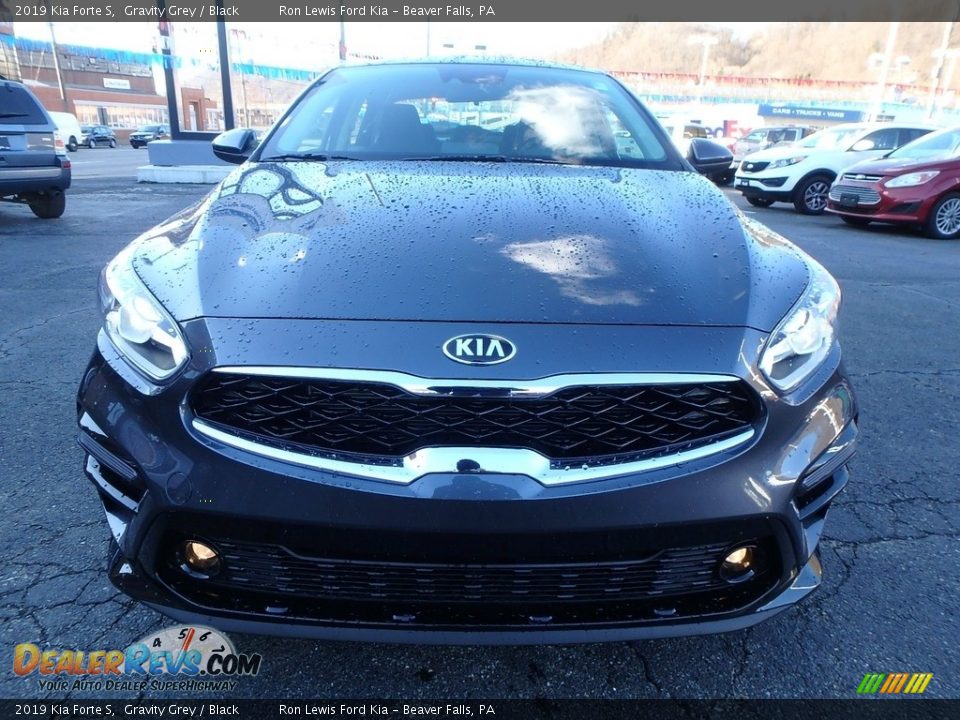 2019 Kia Forte S Gravity Grey / Black Photo #7