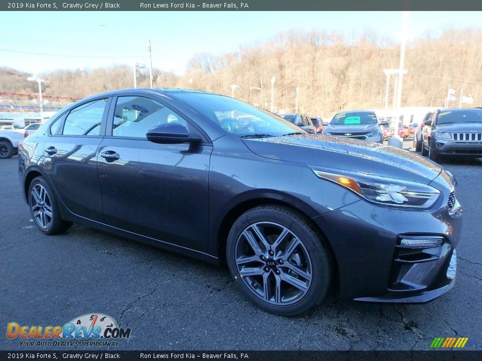 2019 Kia Forte S Gravity Grey / Black Photo #8