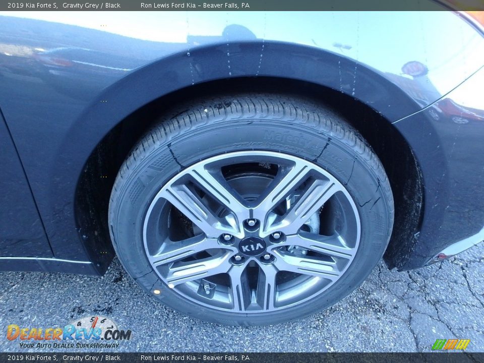 2019 Kia Forte S Gravity Grey / Black Photo #9
