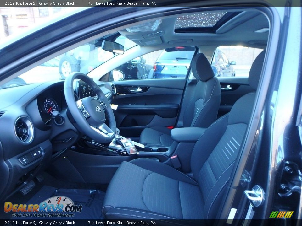 2019 Kia Forte S Gravity Grey / Black Photo #10