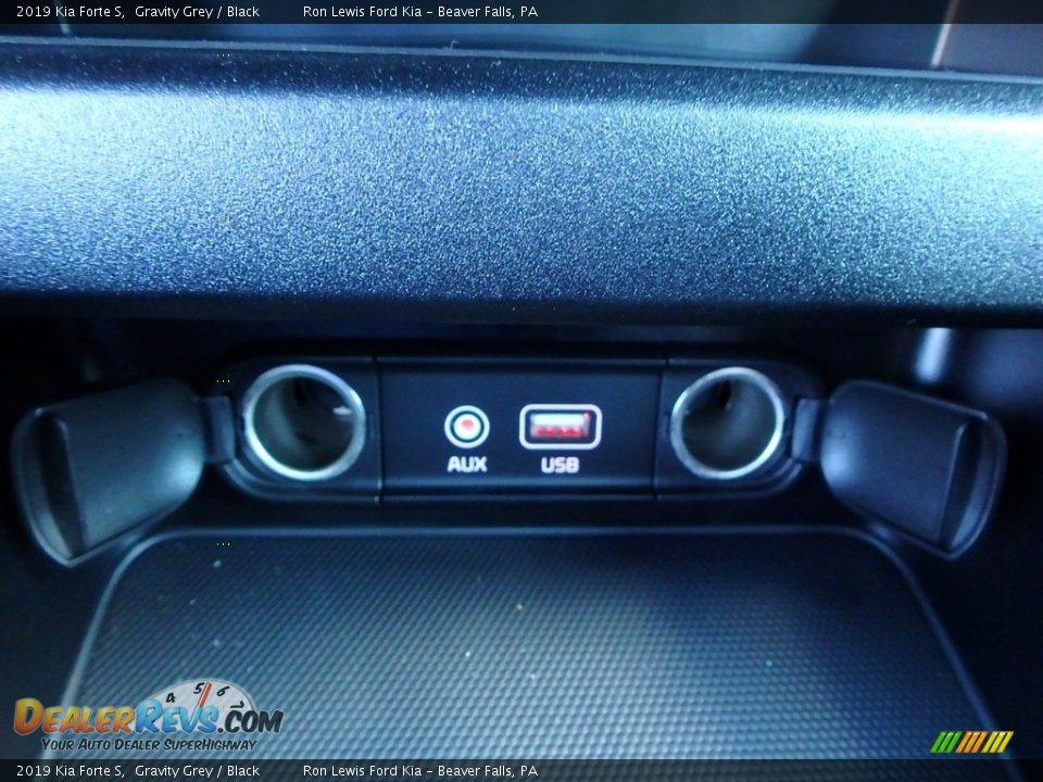 2019 Kia Forte S Gravity Grey / Black Photo #20
