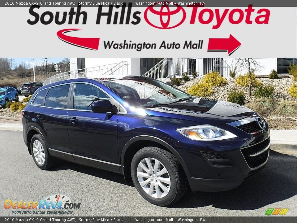 2010 Mazda CX-9 Grand Touring AWD Stormy Blue Mica / Black Photo #1