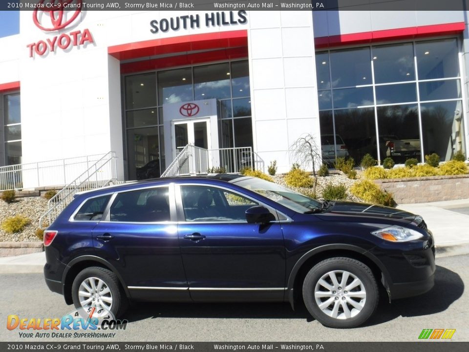 2010 Mazda CX-9 Grand Touring AWD Stormy Blue Mica / Black Photo #2