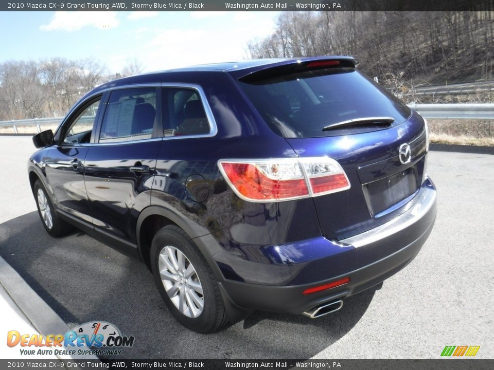 2010 Mazda CX-9 Grand Touring AWD Stormy Blue Mica / Black Photo #6