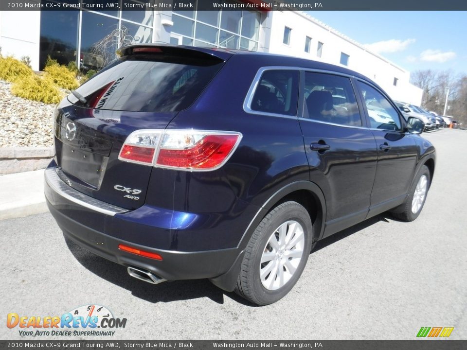 2010 Mazda CX-9 Grand Touring AWD Stormy Blue Mica / Black Photo #8