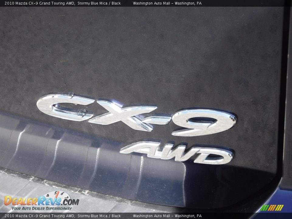 2010 Mazda CX-9 Grand Touring AWD Stormy Blue Mica / Black Photo #9