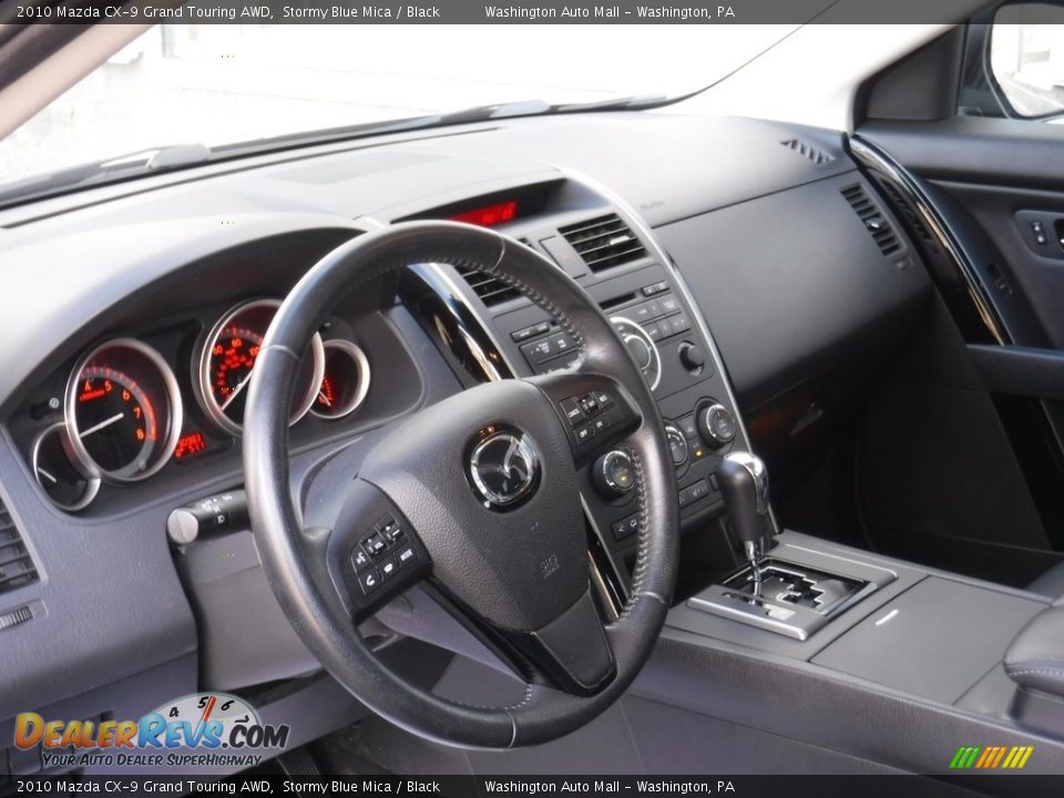 2010 Mazda CX-9 Grand Touring AWD Stormy Blue Mica / Black Photo #10