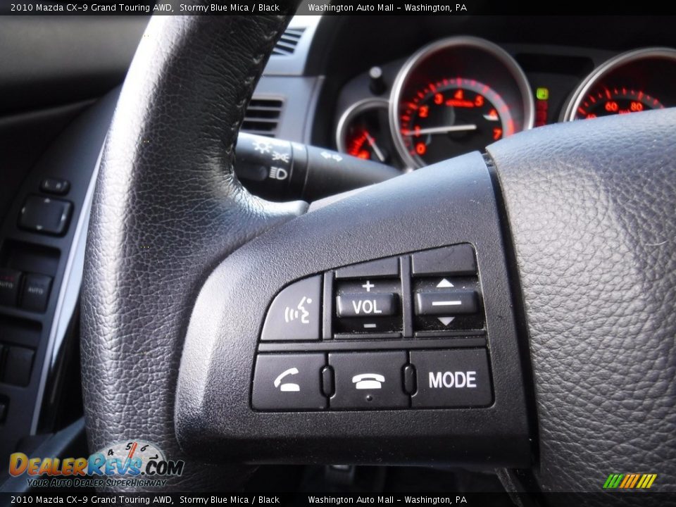2010 Mazda CX-9 Grand Touring AWD Stormy Blue Mica / Black Photo #17