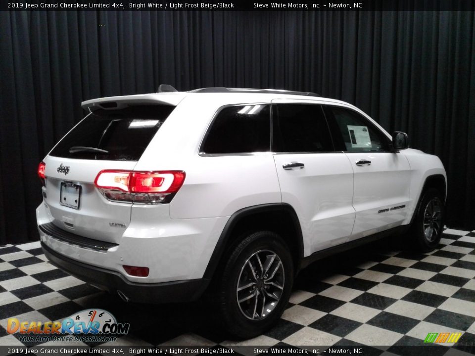 2019 Jeep Grand Cherokee Limited 4x4 Bright White / Light Frost Beige/Black Photo #6