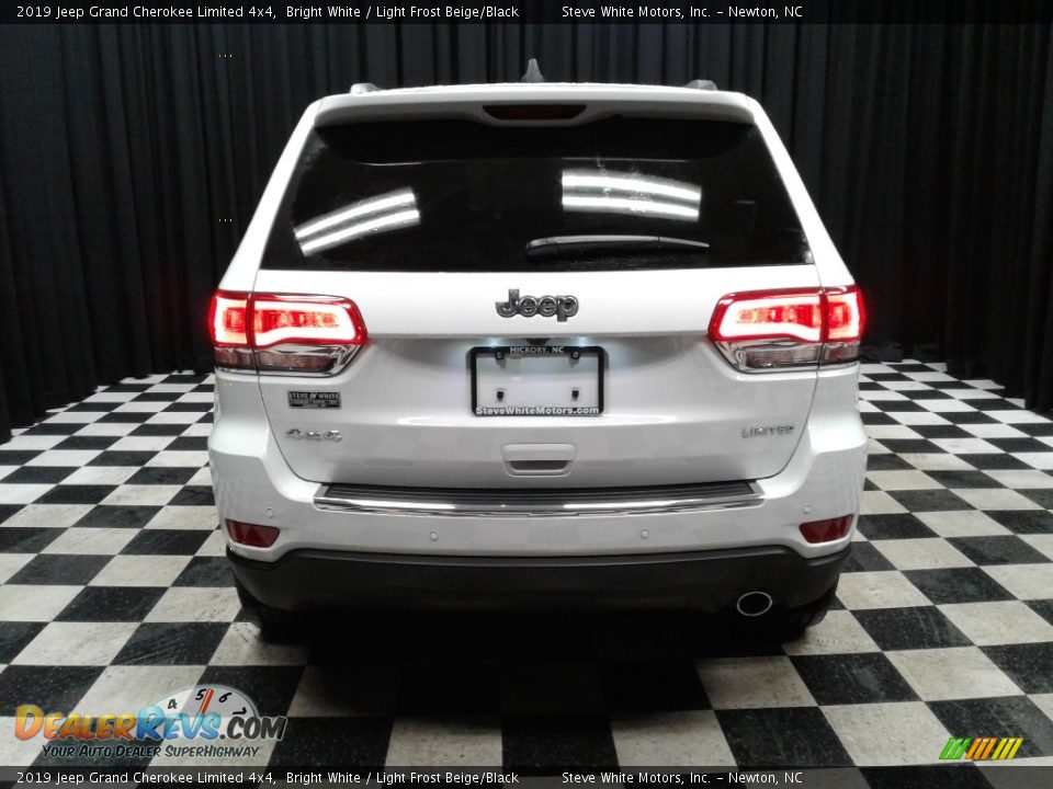 2019 Jeep Grand Cherokee Limited 4x4 Bright White / Light Frost Beige/Black Photo #7