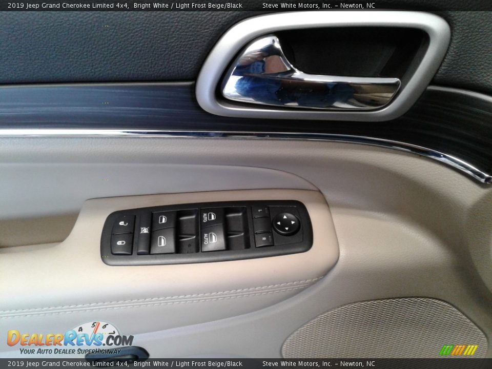 2019 Jeep Grand Cherokee Limited 4x4 Bright White / Light Frost Beige/Black Photo #9